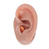 FRCOLOR Künstliches Ohrmodell Aus Weichem Silikon Rechts Ohrpiercing Übungsmodell Für Schmuckpräsentation Leichtes Trainings Ohr Für Schönheitssalon Und Schmuckhandel