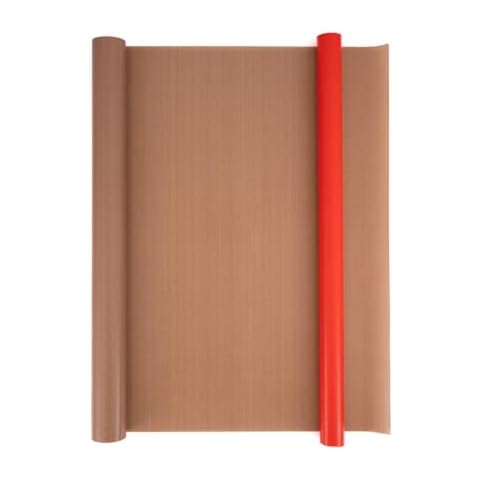BakeoGlide 1m x 660mm Non Stick Reusable Cooking/Baking Liner Roll, Brown Cover