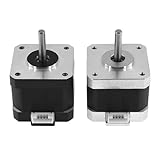 1PCS 42 Stepper electronic starter 17HS4401/17HS4401S Two Phases Four Lines 38mm High DC3.6V Stepper electronic starter for 3D Printer Engraving Machine(Silver)