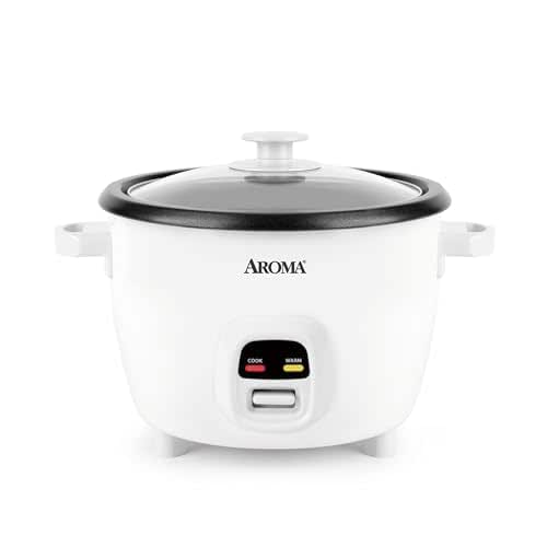 AROMA® 20-Cup (Cooked) One-Touch Rice Cooker and Food Steamer with