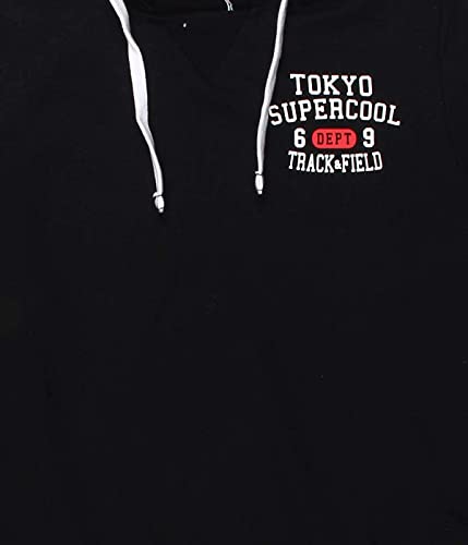 Image of Clotth Theory Boy's Fleece Solid Color Blocked Hooded Sweatshirt Jacket
