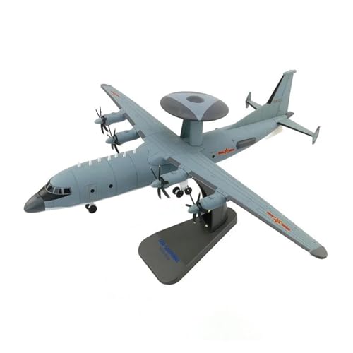 Avión KJ 500 miniatura de metal para decorar salones despachos y expositores de desfiles militares