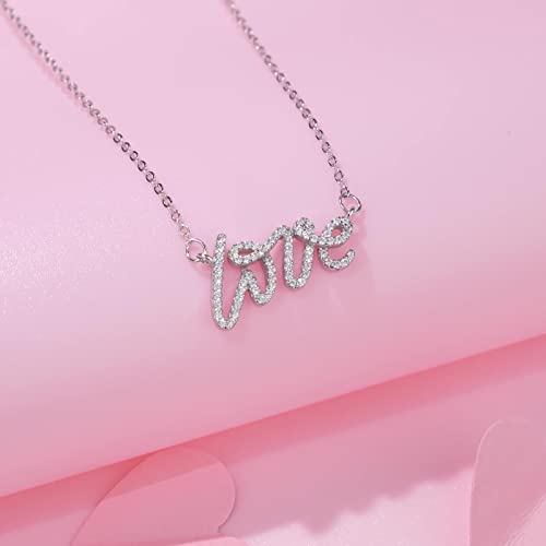 Argent Sterling et Zircone Cubique : Collier Porte-Bonheur pour Filles