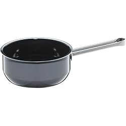 Cacerola Fusiontec Wmf WMF Fusiontec Essential - Cazo con mango (16 cm, sin tapa, olla pequeña de 1,3 L, olla pequeña para fideos, olla de inducción, cerámica de alta tecnología, resistente a los arañazos, sin