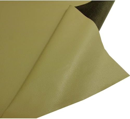 Faux Leather Fabric Calf Citrus Green