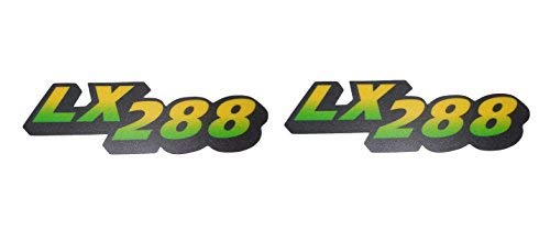 New Kumar BrosUSA Lower Hood Set of 2 Decals Replaces M126054 Compatible with JohnDeere LX288