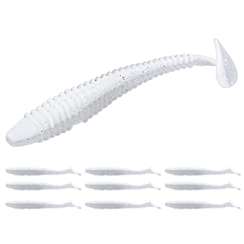 RUNCL Swimbaits Paddle 10/20/30/40PCS, 5/4/3/2 Inchs Paddle ...
