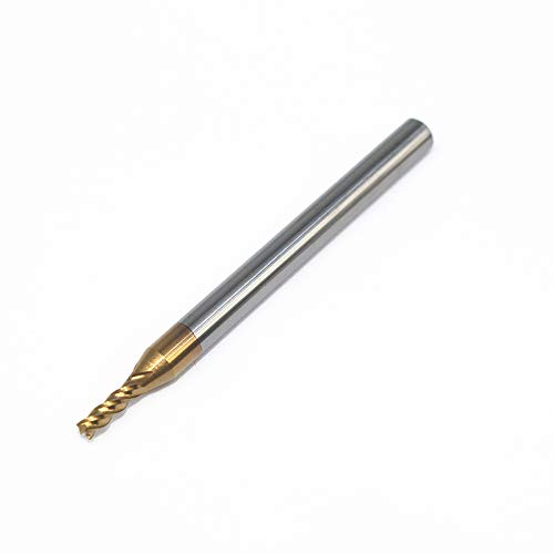 1Pcs HRC60 2mm Solid Carbide Flat End Mills D2X6LXD4X50L 4Flute Standard Length Side Milling Slotting Profiling Face Mill