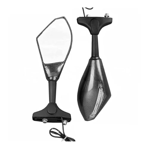 Rétroviseurs motif carbone CBR 929 et 954 RR avec clignotants LED sport