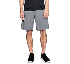 ウェア 68&AKTR ARCH LOGO 6.5 INCH SHORTS XL Under Armour mens Tech Graphic Shorts , Steel (035)/Black