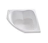 Carver Tubs - SKC5555 - Jetted Air Massage With 20 Heated Air Jets - 55'L x 55'W x 18.5'H - White...