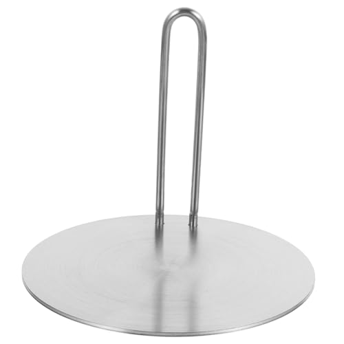 NIYANGLE Difusor de Calor de Acero Inoxidable con Placa Adaptadora para Cocinas de Inducción y Gas Distribución Uniforme del Calor para Ollas y Sartenes Apto para Utensilios