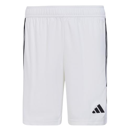 Short Adidas Tiro 23 Kids blanc et noir en taille XL pour jeune footballeur