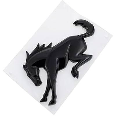 Ford Genuine OEM Bronco Emblem Bronco | Gloss Black Finish Decal with Easy Installation | M1447BRB