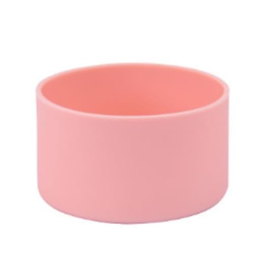 Cubierta de taza de acero inoxidable, base de silicona, espacio para hervidor de agua, cristal, cubierta de silicona, cubierta de taza de agua deportiva, 7,5 cm, botella de cristal azul de 2 litros