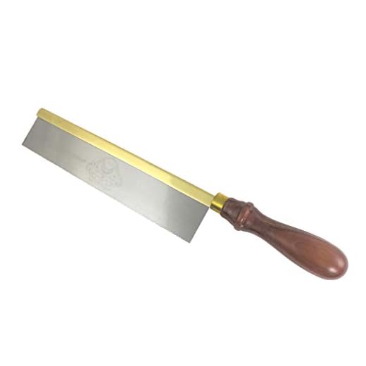 Thomas Flinn Pax Taytools 10 Inch Gent Dovetail Saw, Solid Rolled Brass Back, 20 TPI, 1-5/8 Inch Wide Plate, Walnut Handle
