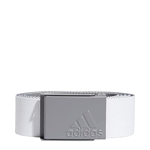 Golf Belts - Fashionable Belts To Match Golf Attire | Golf Accessories adidas Golf Standard Reversible Web Belt, Grey, OSFM
