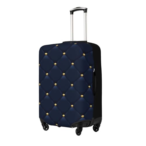 Luxury Blue Travel Luggage Covers For Suitcase Elastic Suitcase Protector Anti-Scratch Spandex Baggage Covers Fits 18-32 Inch Luggage Small2