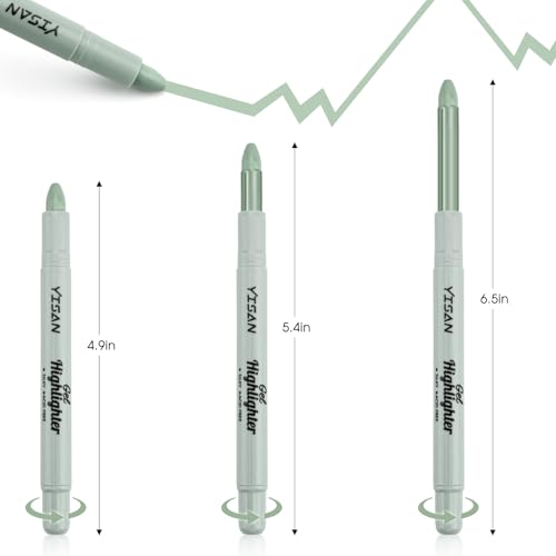 YISAN Bibel Textmarker, Bibelmarker Stifte, Bibel Highlighter, Markerstifte Set, 8 Farben,70634