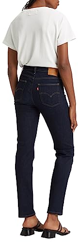 Image of Levi's Women's 724 High Rise Straight, Blue Wave Rinse, 29W x 28L
