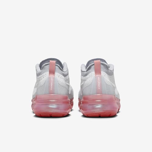Nike Air Vapormax 2023 Flyknit Women's Shoes (DV6840-006, Photon Dust/Wolf Grey/Red Stardust/White) Size 9
