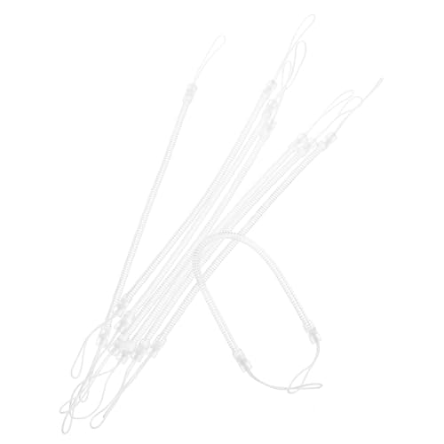 HOMSFOU -Lost Rope for Pen Pen Lanyard Holder Keychain Spring Cord Lanyard 8pcs