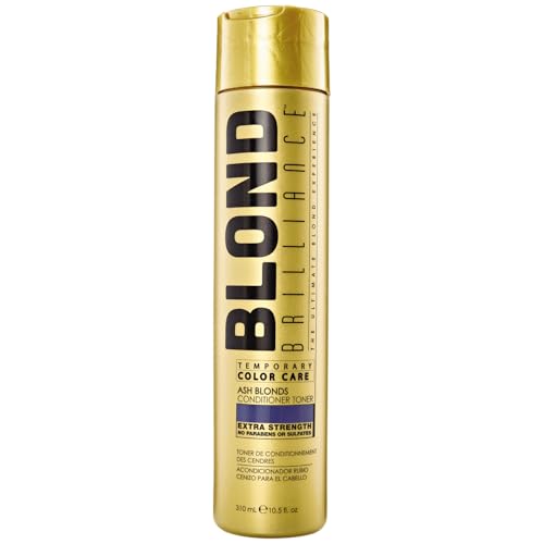 Blond Brilliance Temporary Color Care Ash Conditioning Toner, Paraben Free, Sulfate Free, Strengthening, 10.5 Oz