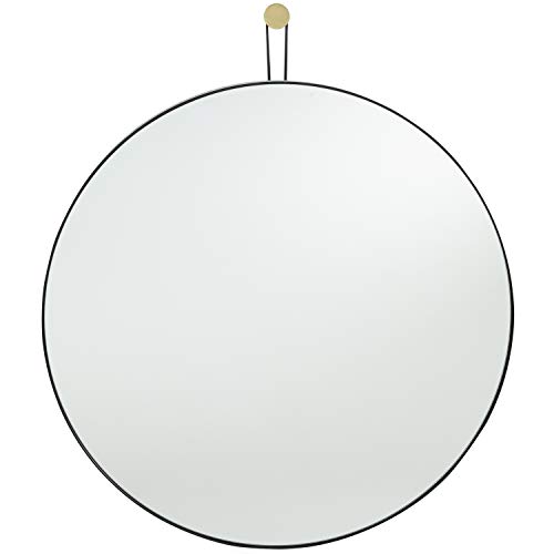 Harmati Specchio rotondo con telaio in metallo