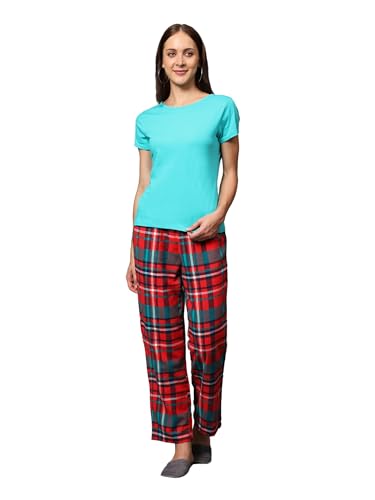 Image of B STORIES Women's Cotton Pyjama Set | Comfort and Relexed Nightsuit for Ladies