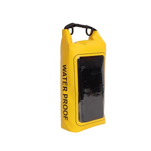 Sac de rangement étanche jaune de 2L pour rando et camping