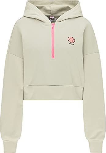 Cropped Hoodie Femme Coupe Ajustée Anti-Courants d'Air Automne