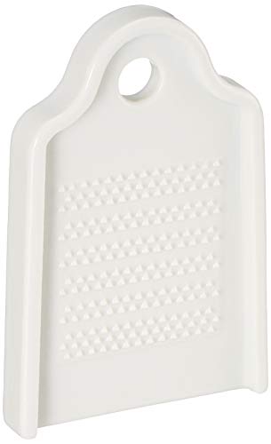 La Finestra Sul Cielo Rallador De Forma Rectangular, Porcelana, Blanco, 14X10X11 Cm
