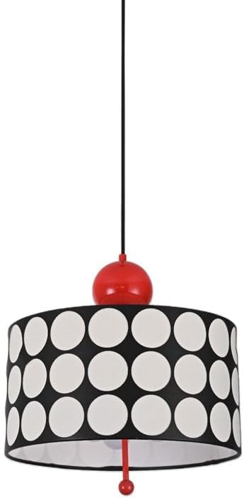 Minimalista retrò francese - Lampada a sospensione, illuminazione a soffitto in ferro battuto a vite, lampada a sospensione in vetro, lampadario rosso nero bianco, luci sospese