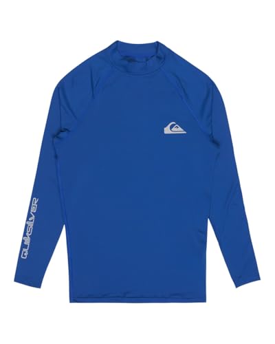 Camiseta de surf Quiksilver manga larga UPF 50 que evita quemaduras en el mar