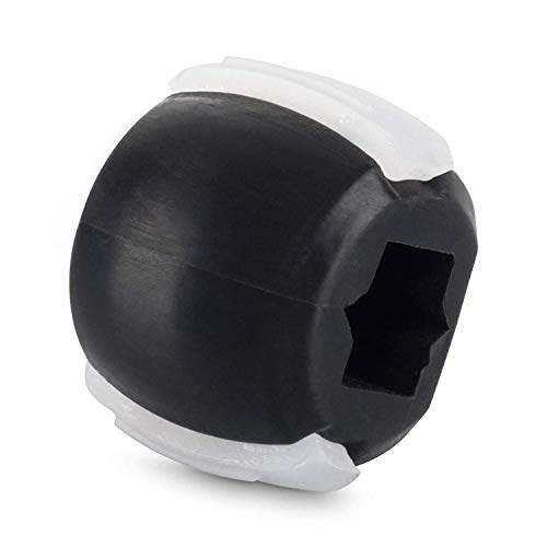 Jaw Face and Neck Exerciser, Define Your Jawline, Slim and Tone Your Face, Look Younger and Healthier, Facial Exerciser Helps Reduce Stress and Cravings (Beginner, Black, Small)