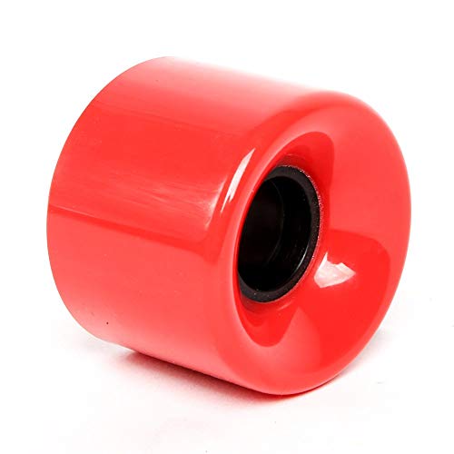 Freedare 58Mm Skateboard Wheels 82A + Abec-7 Bearing Steel And Spacers Cruiser Wheels (Red, Pack Of 4) #TOP7