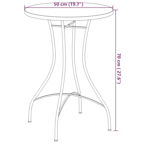 Table de bistro mosaïque terre cuite : la solution durable pour petit balcon