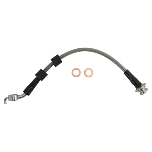 Image of TRQ Rear Performance Brake Hose Set Compatible with 2003-2007 Nissan Murano