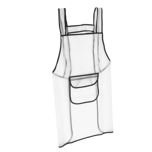 Garneck Oil Proof Work Apron Tpu Vinyl for Cooking Kitchen Supplies Dishwashing Stain Resistant