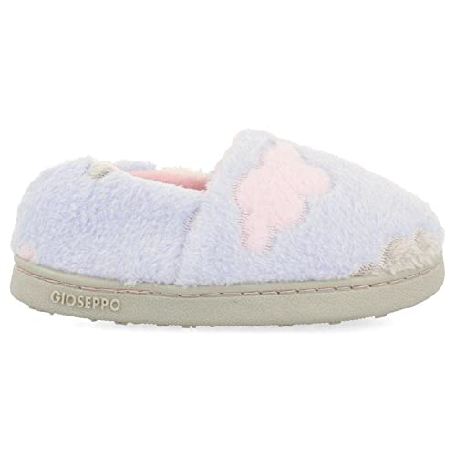 Chaussons bleus avec nuages Gioseppo fille pour garder les pieds au chaud à la maison