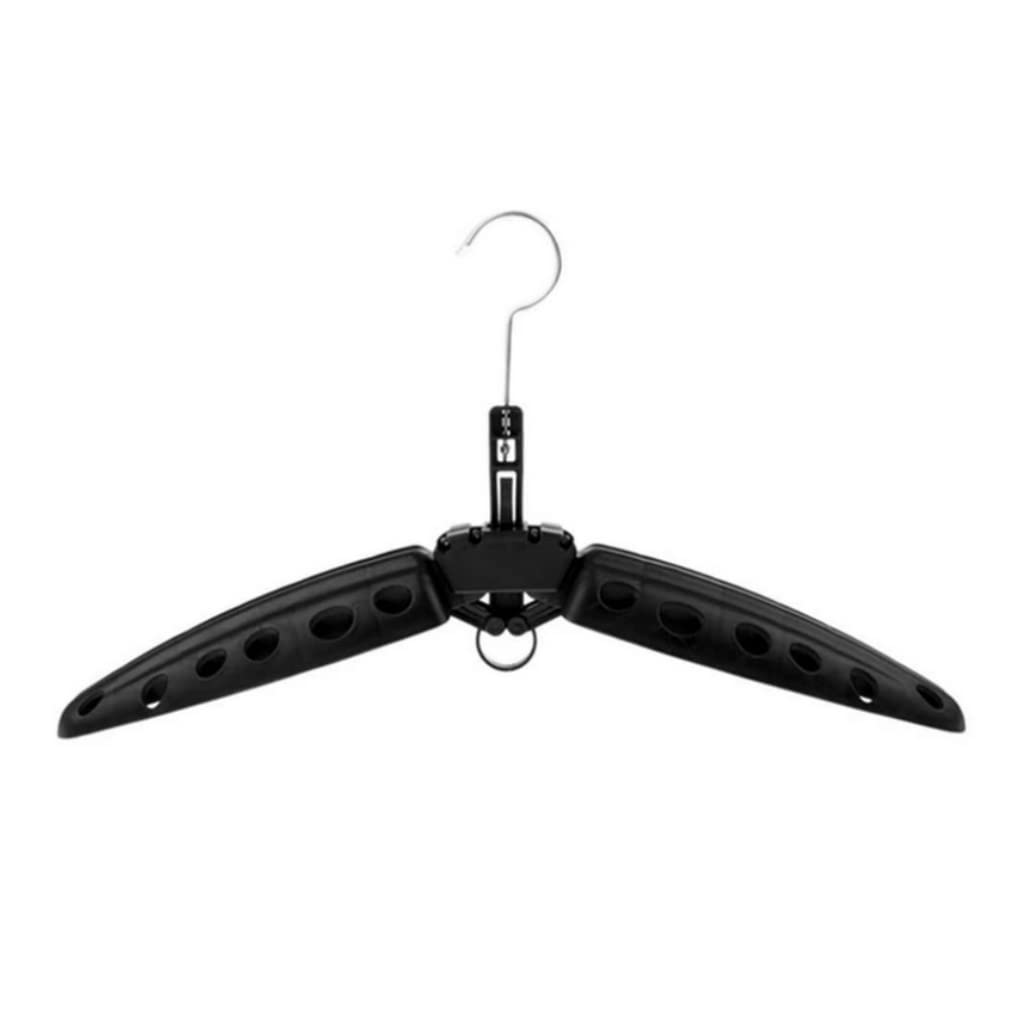 Nopeilvi Black Wetsuit Hanger Folding Surfing Suit Vented Fast Dry Clothes Drying Rack
