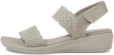 Skechers Women's Arya-ON The Rise Sandal, Taupe, 7