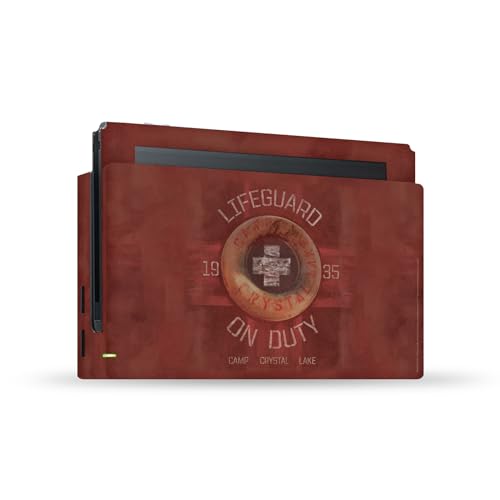 Vinyle Friday The 13th Nintendo Switch protection dock et console contre rayures et usure