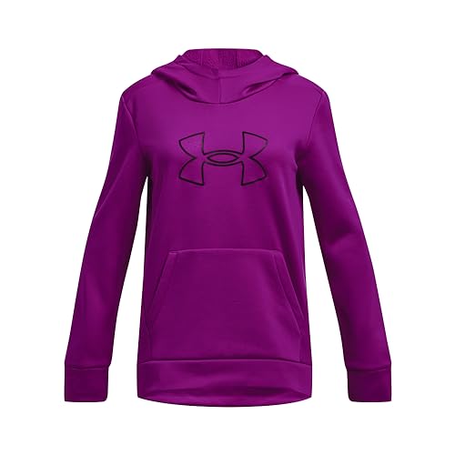 Under Armour 1380996 Girls Armour Fleece Big Logo Hoodie