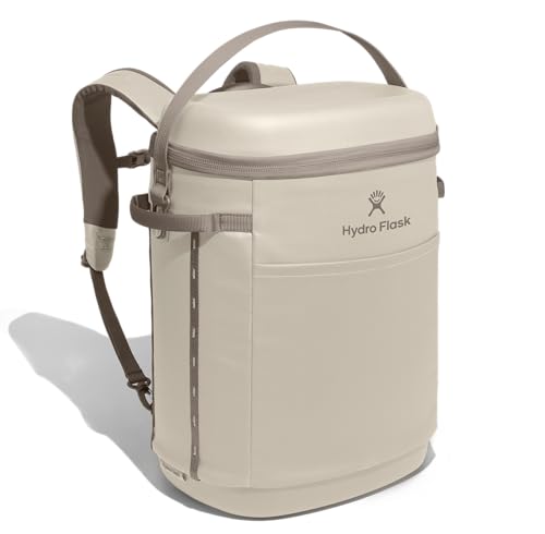 Image of Hydro Flask Carryout Cooler Backpack - Insulated Portable Soft Cooler - 22 L Capacity in Oat