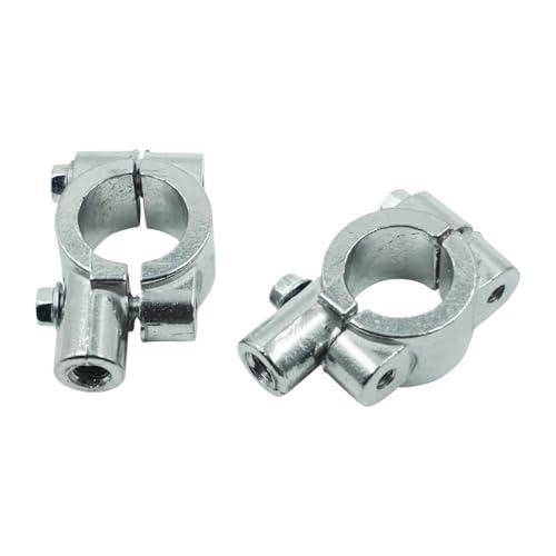 Support de rétroviseur moto pour guidon de 22mm collier de fixation noir