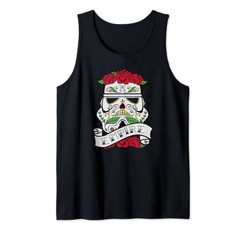 Débardeur Stormtrooper Star Wars finitions premium motif tatouage floral Empire