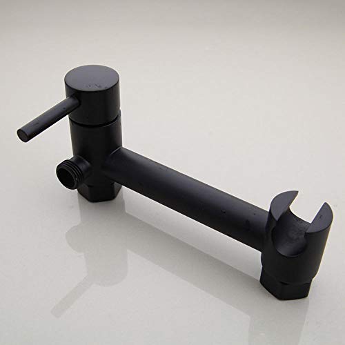 Robinet de douche noir mat mécanique pour une salle de bain moderne - 5