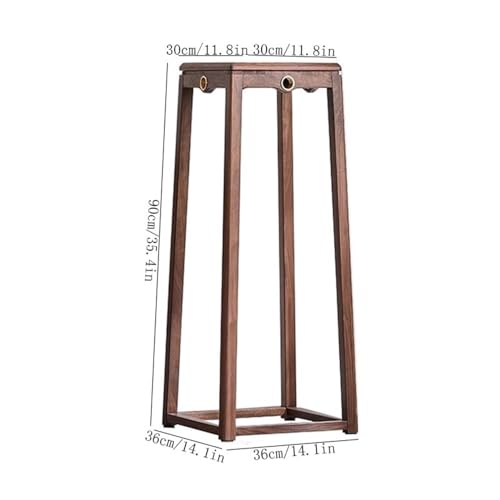 Étagère décorative de table pour bonsaï en bois noble et simple - 3