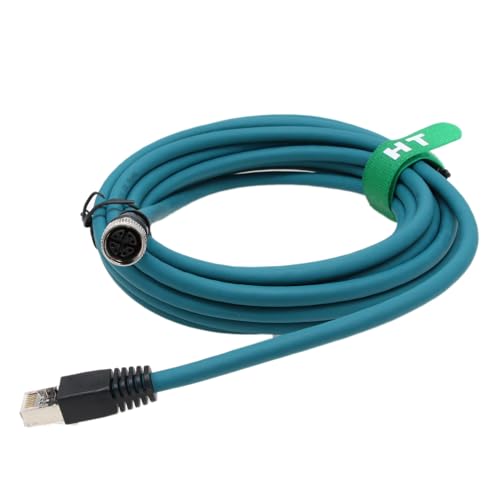 Cable Ethernet M12 X-Coded 8 Pin a RJ45 Cat7e 5M miniatura 2